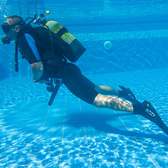 Learning to Scuba Dive in a Swimming Pool